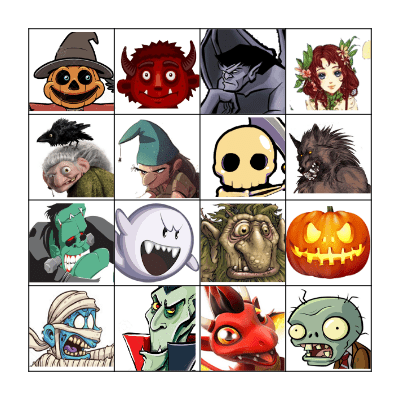 HALLOWEEN Bingo Card