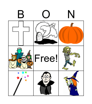 Halloween Bingo Card