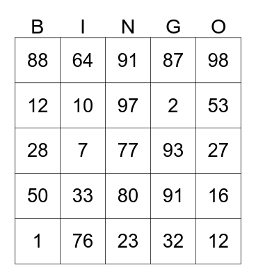 It's Football Time In Tennessee Bingo Card