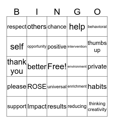 PBS BINGO Card