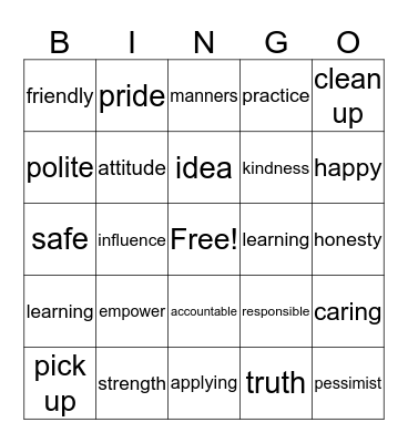 PBS BINGO Card