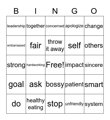 PBS BINGO Card