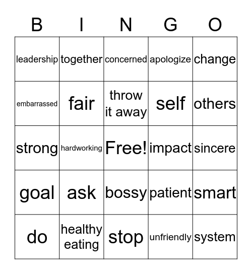 PBS BINGO Card