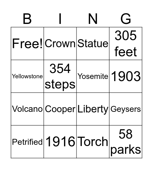 Social Studies 3 Bingo Card