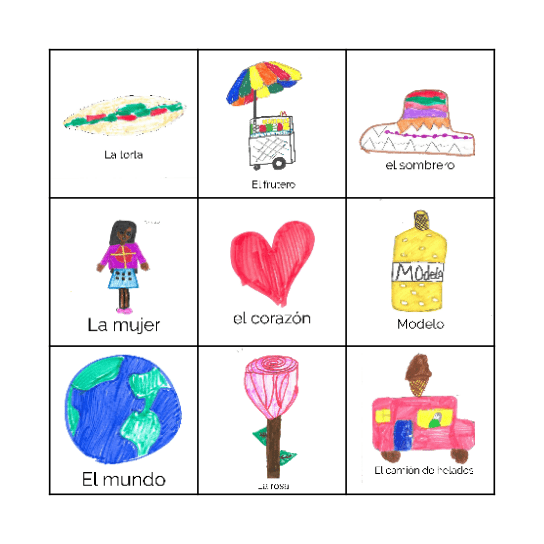 Loteria Bingo Card