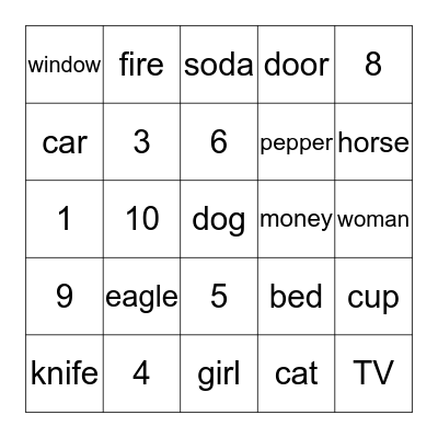 Shishibe Kedwenen Bingo Card