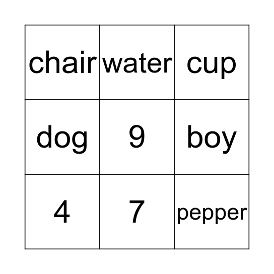 Shishibe Kedwenen Bingo Card