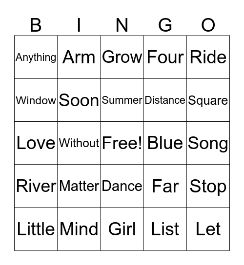 Site Wortds Bingo Card