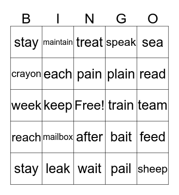 PFR Level 2 1-6 Bingo Card