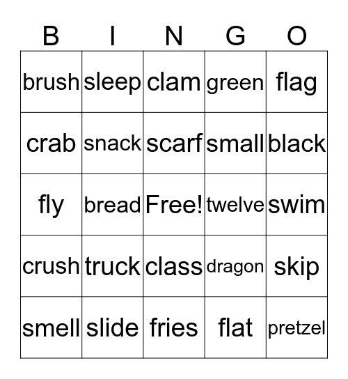 mixed blends Bingo Card