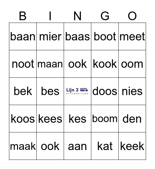 thema 2 Bingo Card