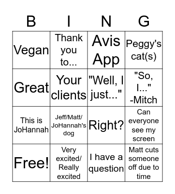 CS Call 10.20.17 Bingo Card