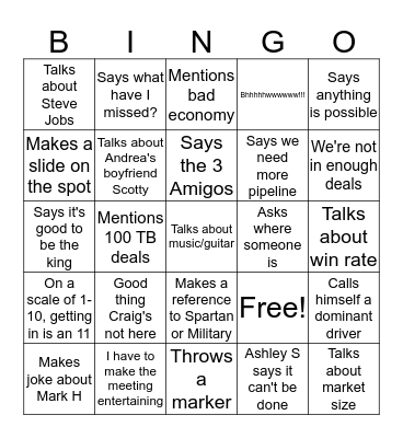 BABS BINGO Card