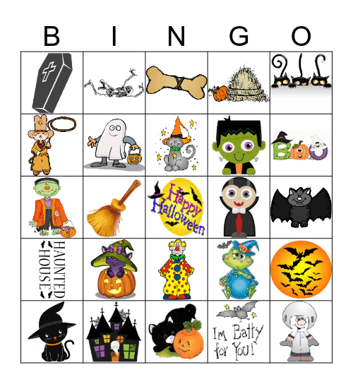 Halloween Bingo Card