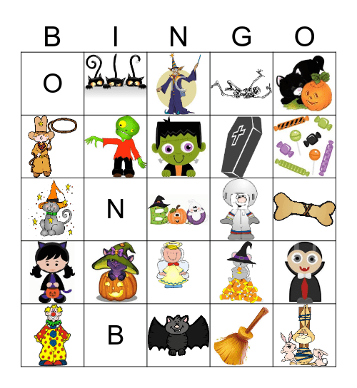 Halloween Bingo Card