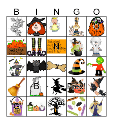 Halloween Bingo Card