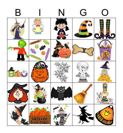 Halloween Bingo Card