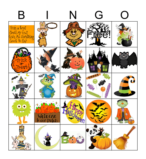 Halloween Bingo Card