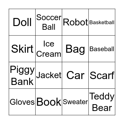 How much is it? Bingo Card