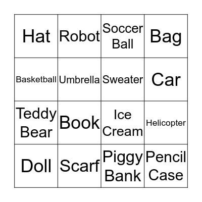 How much is it? Bingo Card