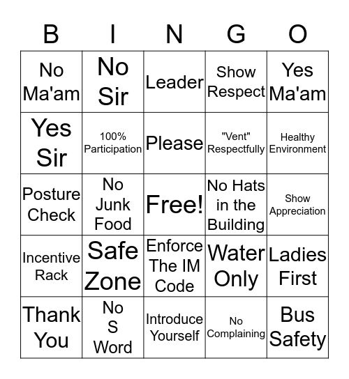 Inspiring Minds Bingo  Bingo Card