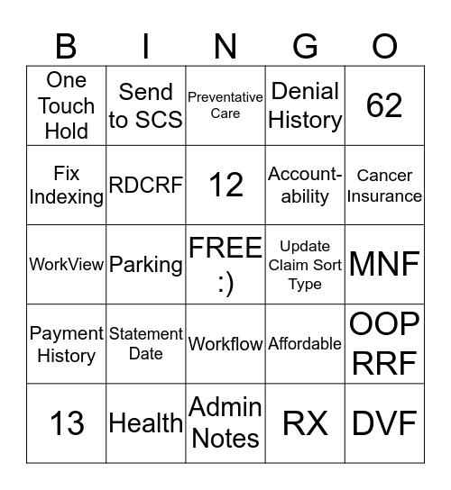Claim Bingo- Purple Round Bingo Card