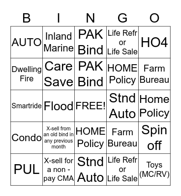 Get PAID Bingo! Bingo Card