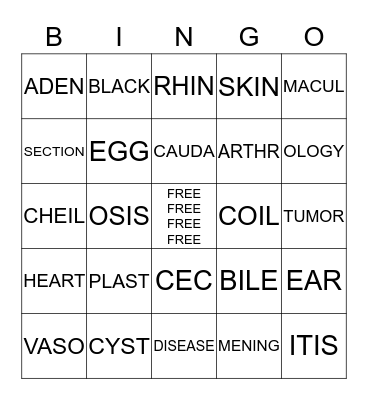 KESHA'S BINGO  Bingo Card