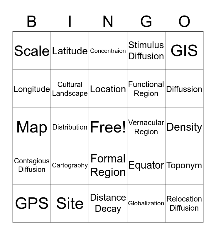 chapter-1-what-is-geography-bingo-card