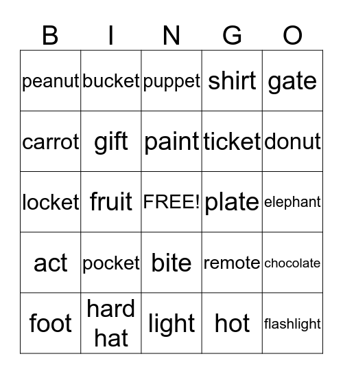 /t/ Final Position Bingo Card