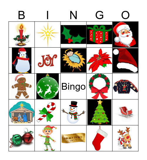 Christmas Bingo Card