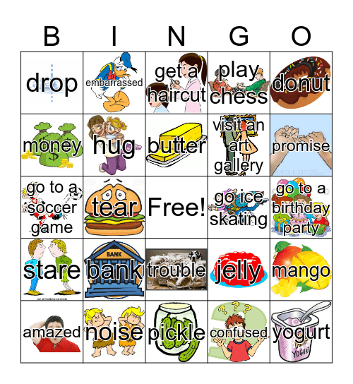 Hopper 5 Bingo Card