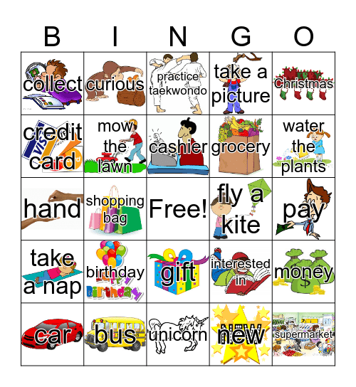 Hopper 5 (D1) Bingo Card