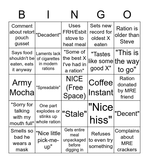 Steve1989 Bingo Card