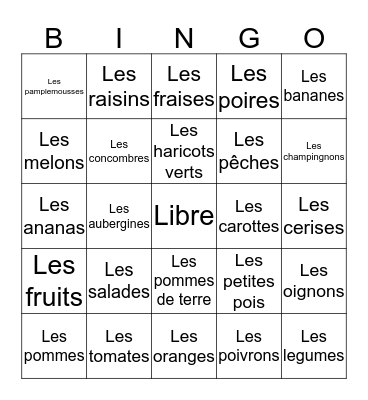Je gange 6c Bingo Card