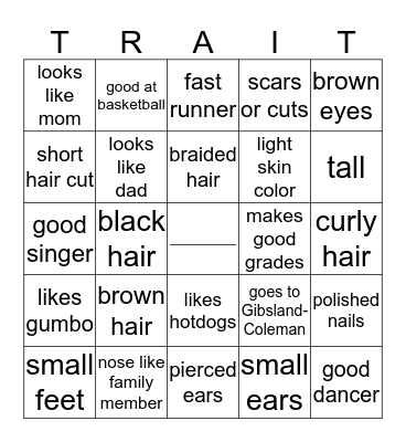 Scavenger Hunt! Bingo Card