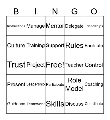 Review  Bingo Card