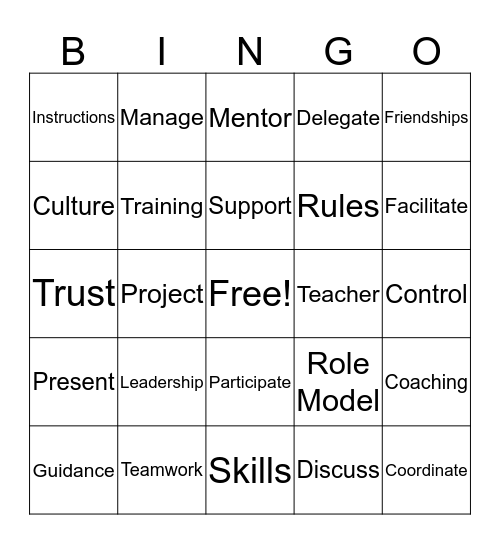 Review  Bingo Card