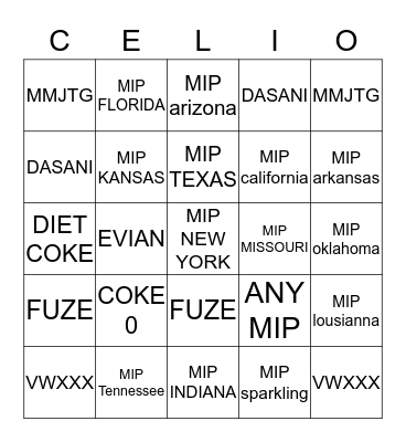 Olmos Bingo!  september wk 2 Bingo Card