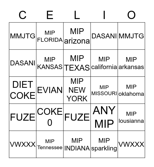 Olmos Bingo!  september wk 2 Bingo Card