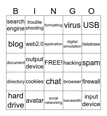 epics bingo card Bingo Card