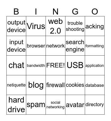 EPIC Bingo Card