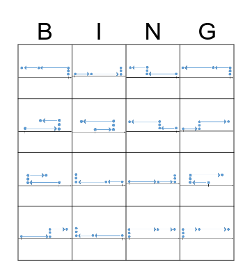 Uniform Motion Review Bingo Card