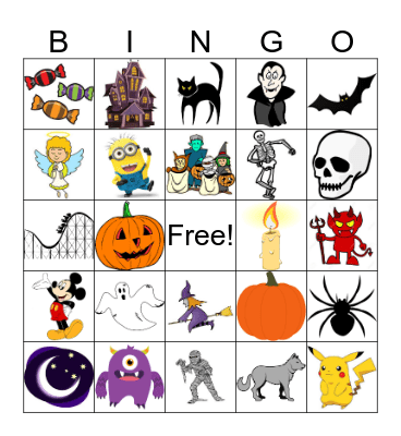 Halloween! Bingo Card