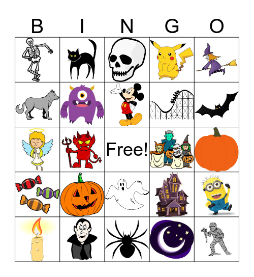 Halloween! Bingo Card