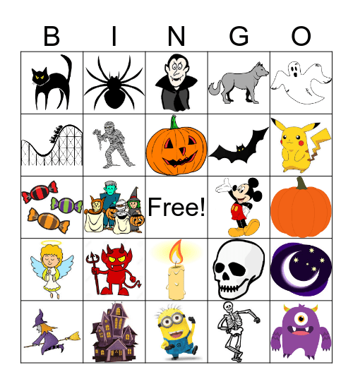 Halloween! Bingo Card