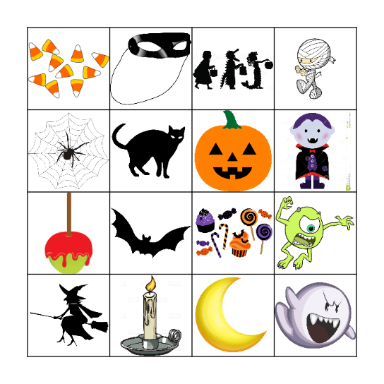 Halloween Bingo! Bingo Card