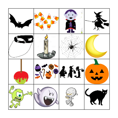 Halloween Bingo! Bingo Card