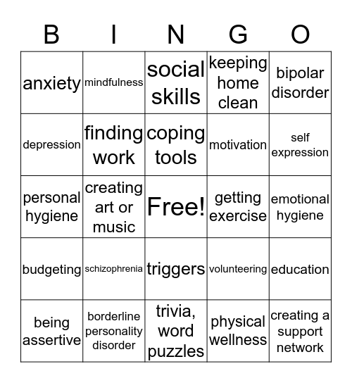 mental-health-bingo-card