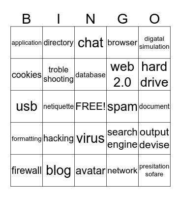 Bob Bingo Card